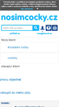 Mobile Screenshot of nosimcocky.cz
