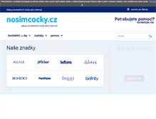 Tablet Screenshot of nosimcocky.cz